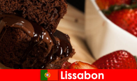 Lisbonne au Portugal est une ville pour les touristes d'épicerie fine qui aiment les pâtisseries et les gâteaux sucrés