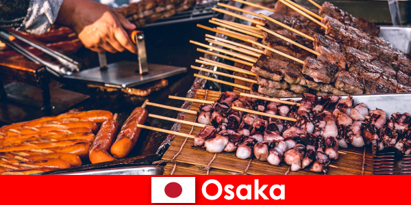 Osaka est la cuisine du Japon et un port d'escale pour tous ceux qui recherchent une aventure de vacances