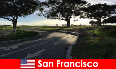 Circuit découverte pour étrangers à vélo à San Francisco États-Unis