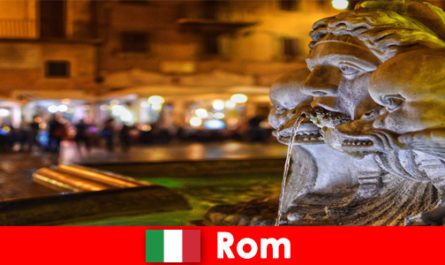 Visite en bus pour les invités de la semaine à travers la merveilleuse ville de Rome Italie