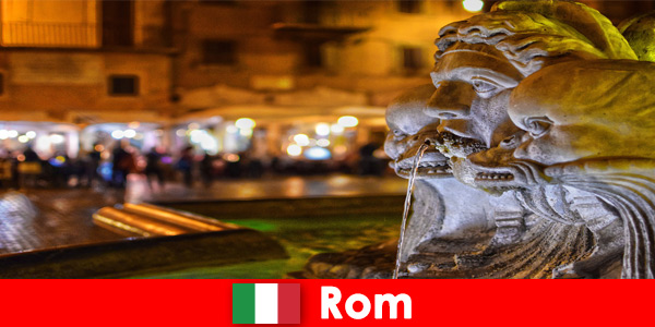 Visite en bus pour les invités de la semaine à travers la merveilleuse ville de Rome Italie