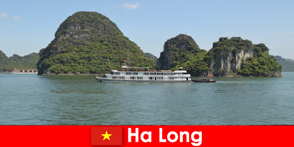 Les croisières de plusieurs jours pour les groupes de touristes sont très populaires à Ha Long Vietnam