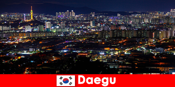 Daegu en Corée du Sud la mégapole technologique comme voyage d'étude pour les étudiants itinérants