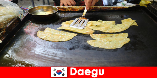 Grande variété de spécialités locales à Daegu en Corée du Sud