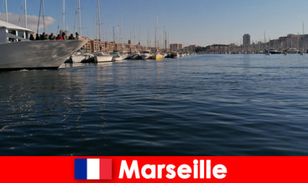 Délicieuse cuisine méditerranéenne pour les touristes à déguster directement sur le port de Marseille France