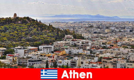 Athènes en Grèce est la ville avec les plus beaux bâtiments pour les voyageurs