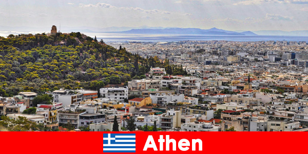 Athènes en Grèce est la ville avec les plus beaux bâtiments pour les voyageurs