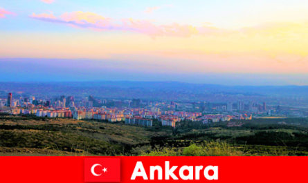 Vacances détendues avec des endroits locaux pour les étrangers à Ankara en Turquie