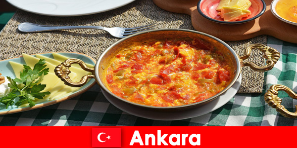 Ankara Turquie propose des spécialités culinaires de la cuisine locale