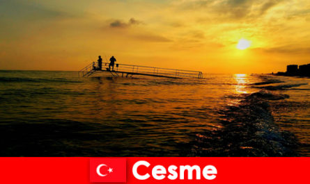 Passez un voyage exclusif avec des amis à Cesme en Turquie