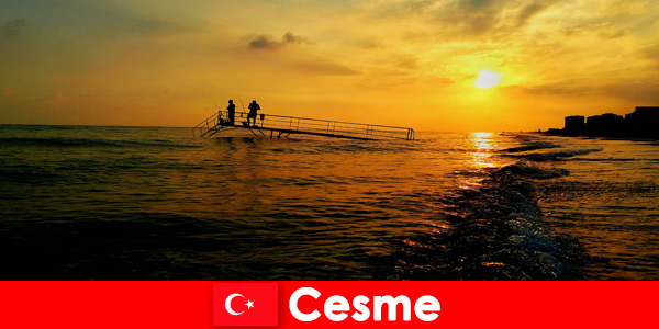 Passez un voyage exclusif avec des amis à Cesme en Turquie