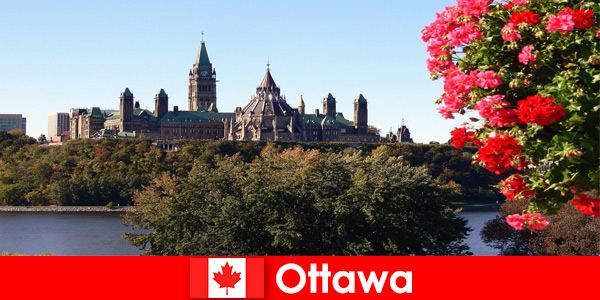 L'un des monuments les plus beaux et les plus célèbres d'Ottawa Canada