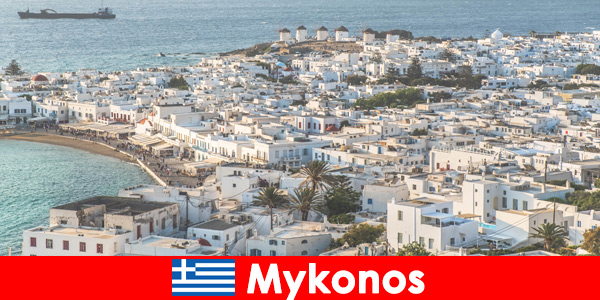 Découvrez des conseils d'excursion et des activités spéciales sur Mykonos Grèce
