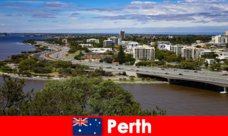 Perth en Australie est une ville cosmopolite avec de nombreuses attractions touristiques