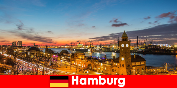 Recommandation populaire de nombreux touristes du monde entier pour la belle ville de Hambourg